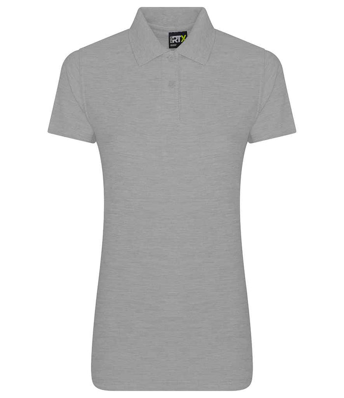 Pro RTX Ladies Pro Piqué Polo Shirt | Heather Grey - Eg Clothing UK
