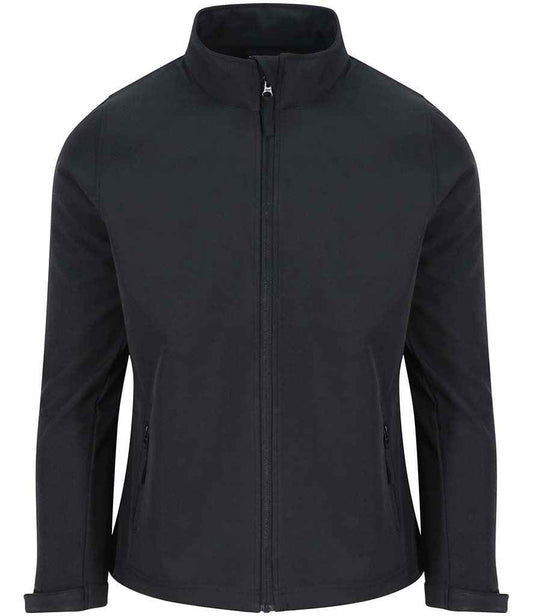 Pro RTX Ladies Pro Two Layer Soft Shell Jacket | Black - Eg Clothing UK