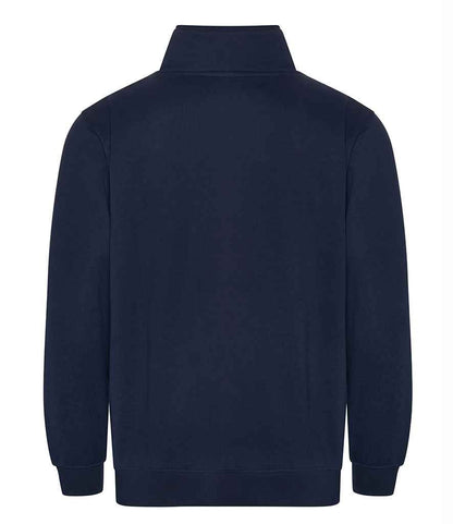 Pro RTX Pro 1/4 Neck Zip Sweatshirt | Navy - Eg Clothing UK