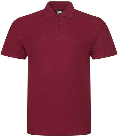 Pro RTX Pro Piqué Polo Shirt | Burgundy - Eg Clothing UK