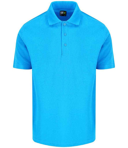 Pro Pique Polo Shirt 3 white durable pique knit ribbed collar three-button placket taped neck suitable for embroidery