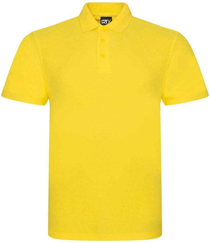 Pro RTX Pro Piqué Polo Shirt | Yellow - Eg Clothing UK