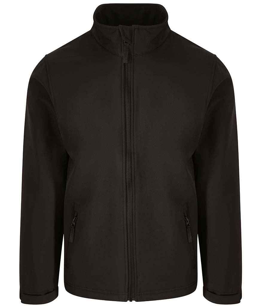 Pro RTX Pro Two Layer Soft Shell Jacket | Black - Eg Clothing UK
