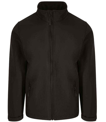 Pro RTX Pro Two Layer Soft Shell Jacket | Black - Eg Clothing UK