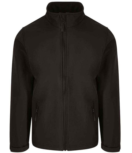 Pro RTX Pro Two Layer Soft Shell Jacket | Black - Eg Clothing UK