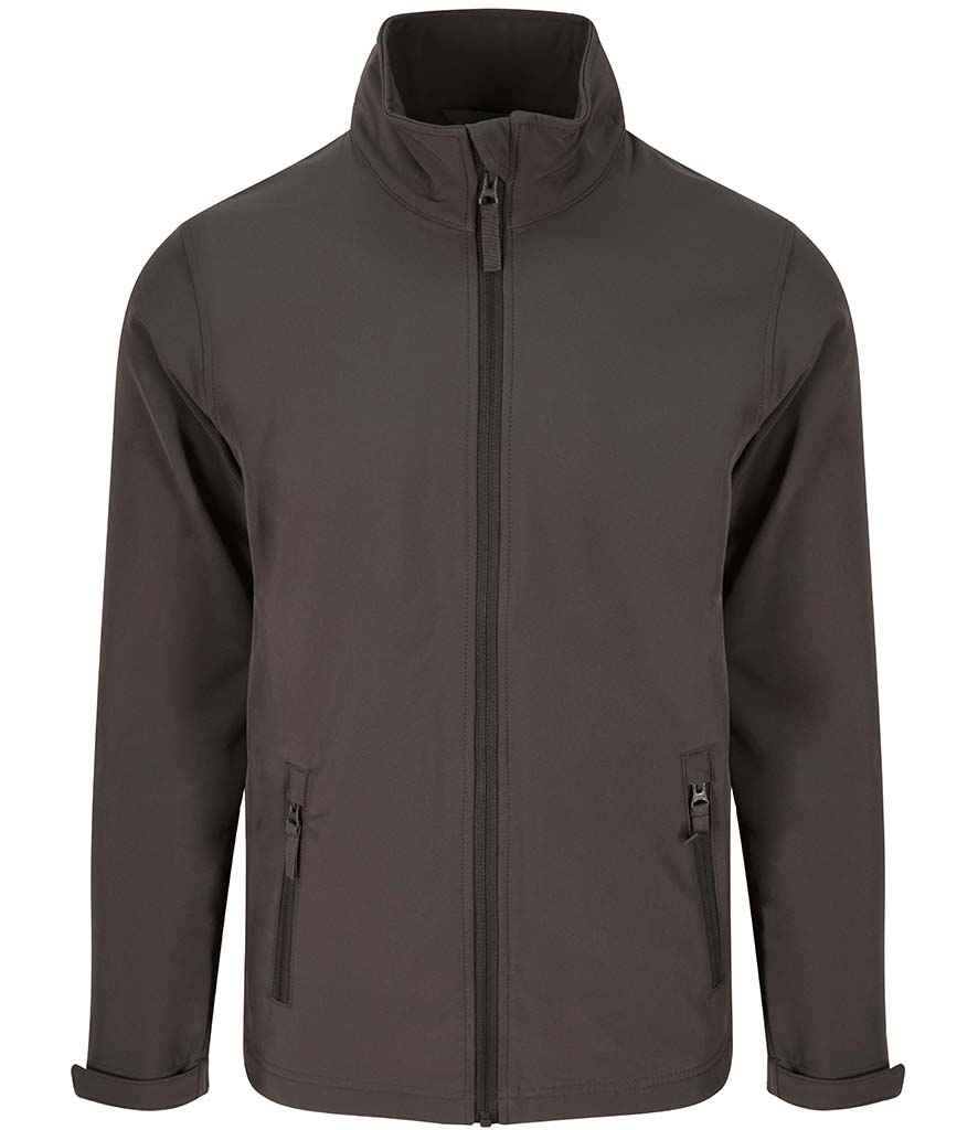 Pro RTX Pro Two Layer Soft Shell Jacket | Charcoal - Eg Clothing UK