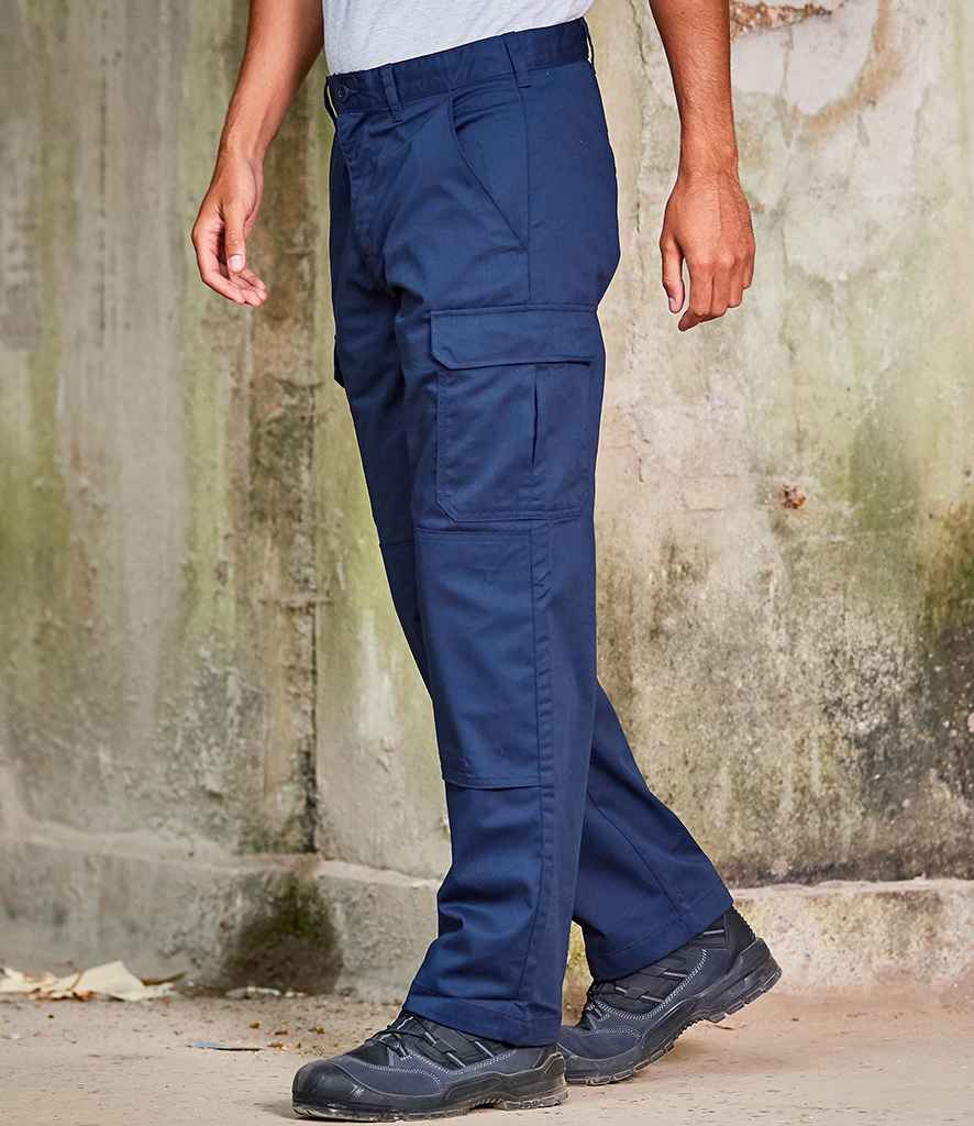 Pro RTX Pro Workwear Cargo Trousers | Navy - Eg Clothing UK