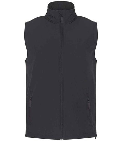Pro RTX Two Layer Soft Shell Gilet | Charcoal - Eg Clothing UK