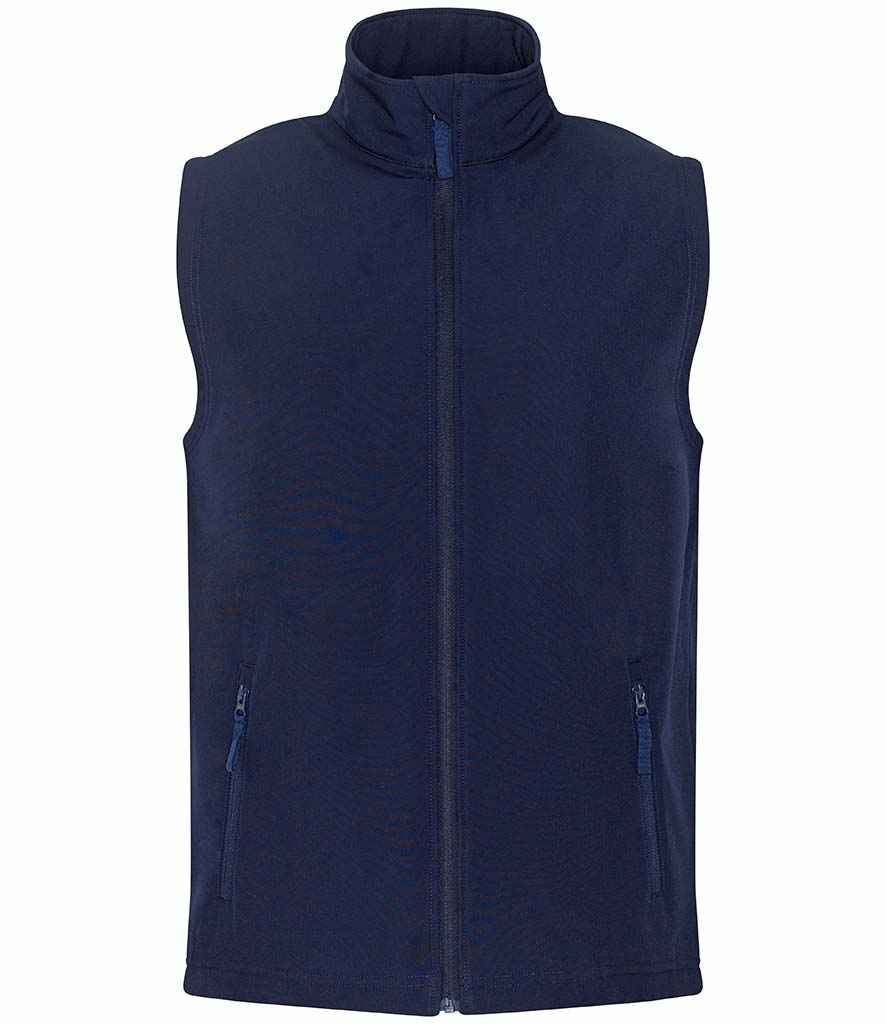 Pro RTX Two Layer Soft Shell Gilet | Navy - Eg Clothing UK