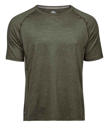 Tee Jays CoolDry™ T - Shirt | Olive Melange - Eg Clothing UK