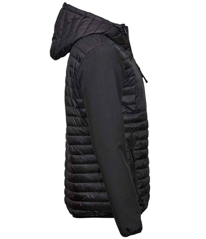 Tee Jays Crossover Hooded Jacket | Black/Black - Eg Clothing UK