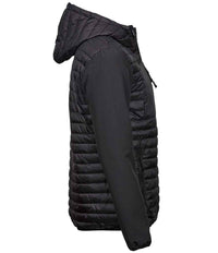 Tee Jays Crossover Hooded Jacket | Black/Black - Eg Clothing UK