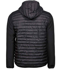 Tee Jays Crossover Hooded Jacket | Black/Black - Eg Clothing UK