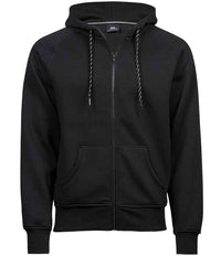 Tee Jays Fashion Zip Hooded Sweatshirt | Black - Eg Clothing UK