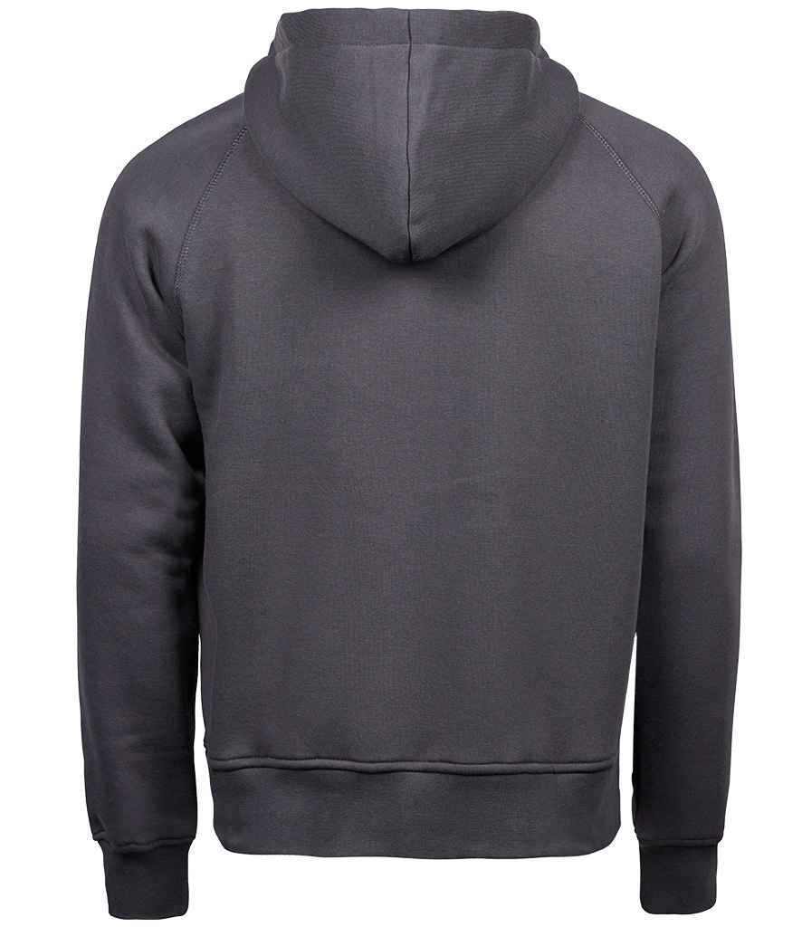 Tee Jays Fashion Zip Hooded Sweatshirt | Dark Grey - Eg Clothing UK