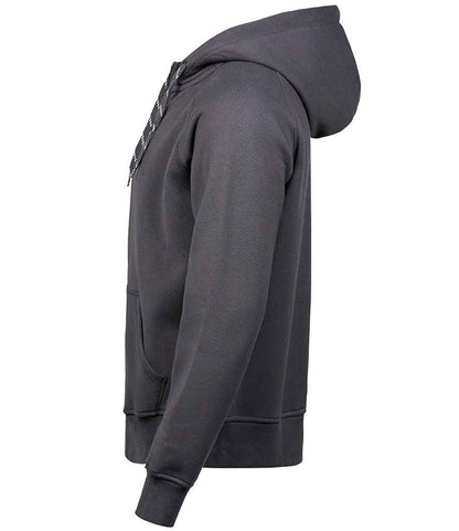 Tee Jays Fashion Zip Hooded Sweatshirt | Dark Grey - Eg Clothing UK