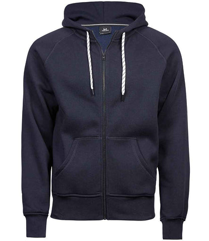 Tee Jays Fashion Zip Hooded Sweatshirt | Navy - Eg Clothing UK