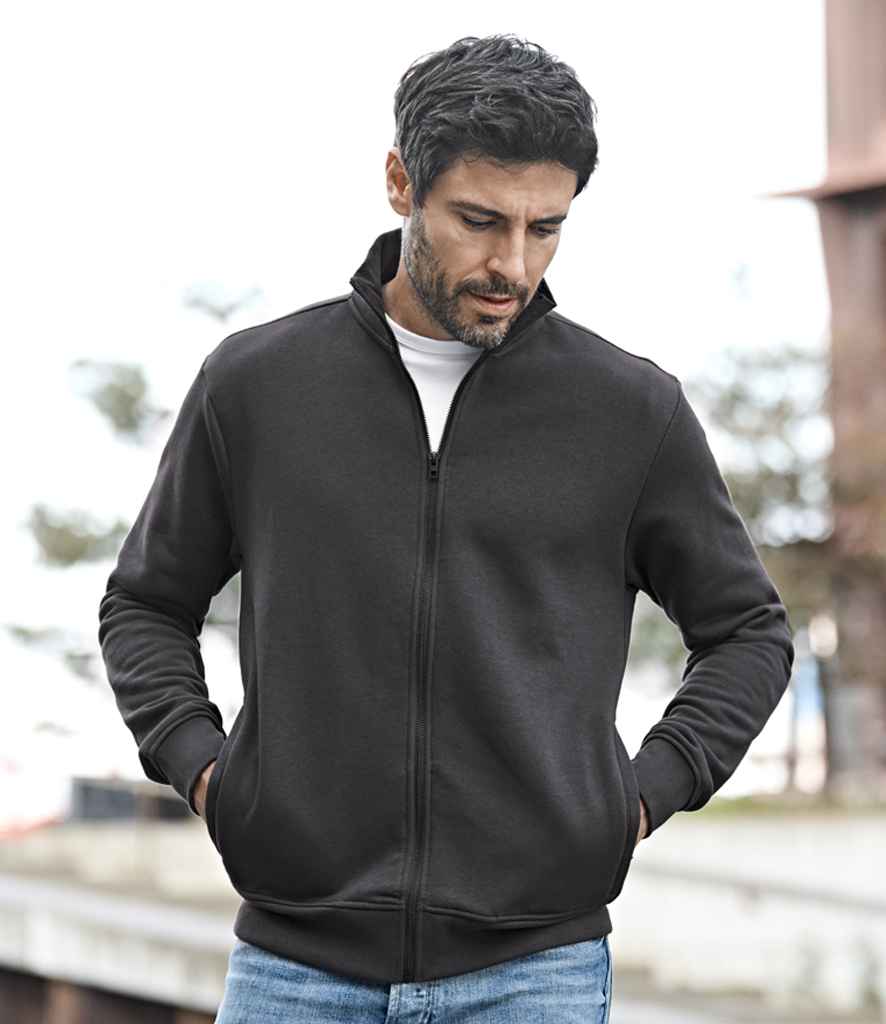Tee Jays Full Zip Sweat Jacket | Black - Eg Clothing UK