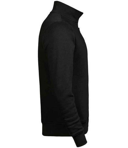 Tee Jays Half Zip Sweatshirt | Black - Eg Clothing UK