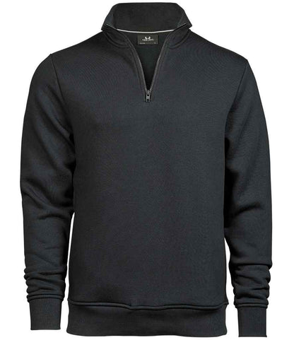 Tee Jays Half Zip Sweatshirt | Dark Grey - Eg Clothing UK