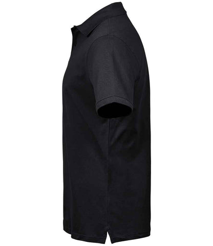 Tee Jays Heavy Cotton Piqué Polo Shirt | Black - Eg Clothing UK