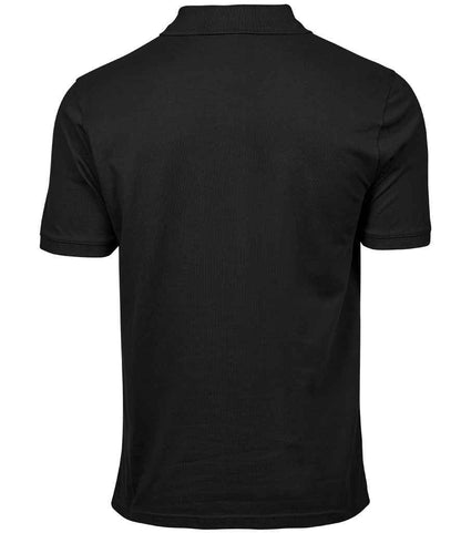 Tee Jays Heavy Cotton Piqué Polo Shirt | Black - Eg Clothing UK