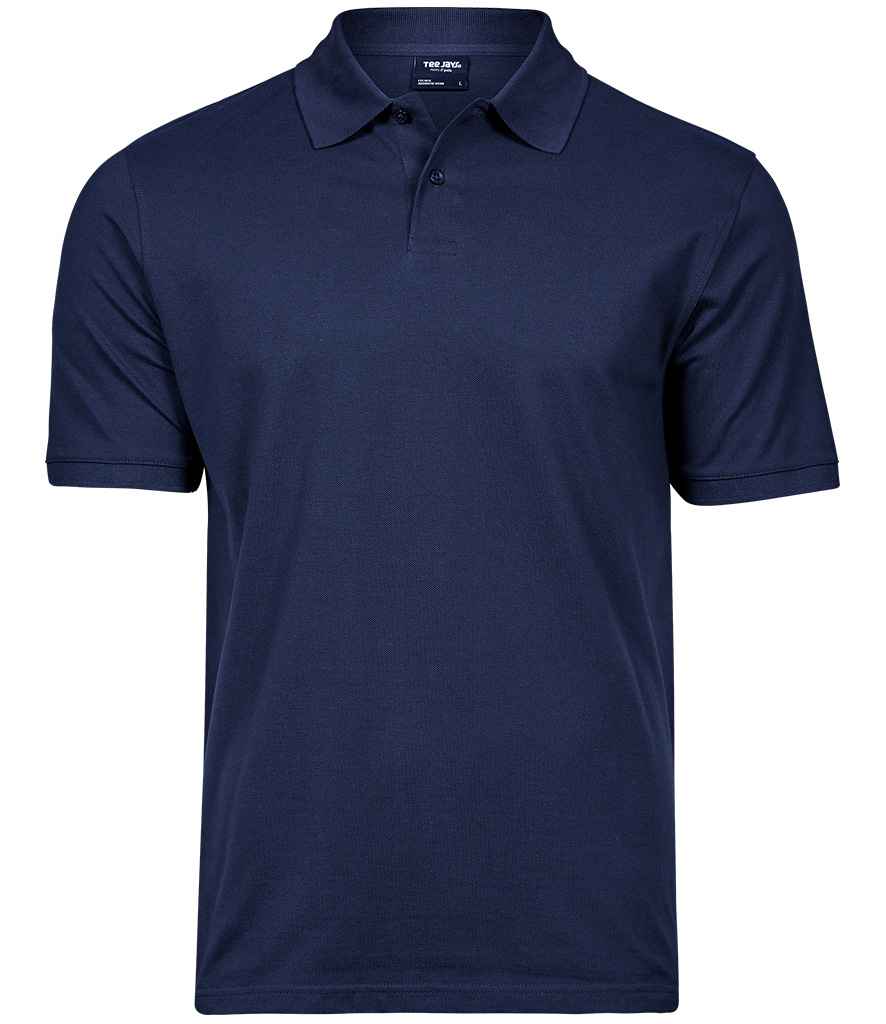 Tee Jays Heavy Cotton Piqué Polo Shirt | Navy - Eg Clothing UK