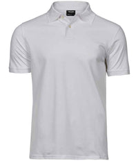 Tee Jays Heavy Cotton Piqué Polo Shirt | White - Eg Clothing UK