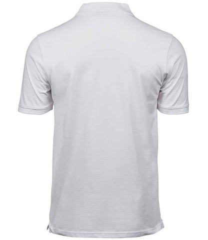 Tee Jays Heavy Cotton Piqué Polo Shirt | White - Eg Clothing UK