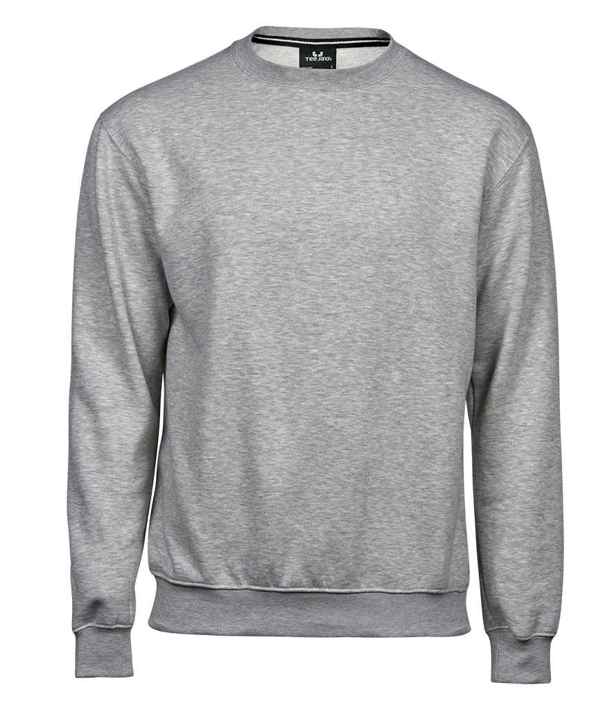 Tee Jays Heavy Sweatshirt | Heather Grey - Eg Clothing UK