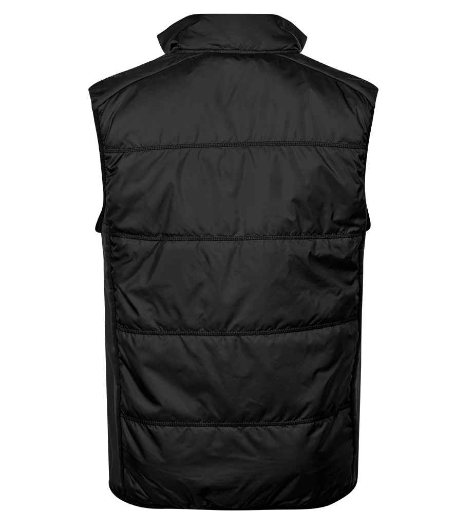 Tee Jays Hybrid - Stretch Bodywarmer | Black/Black - Eg Clothing UK