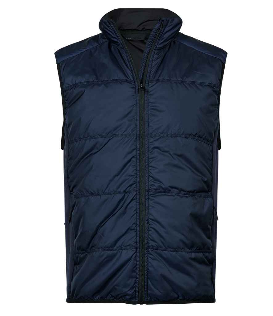Tee Jays Hybrid - Stretch Bodywarmer | Navy/Navy - Eg Clothing UK