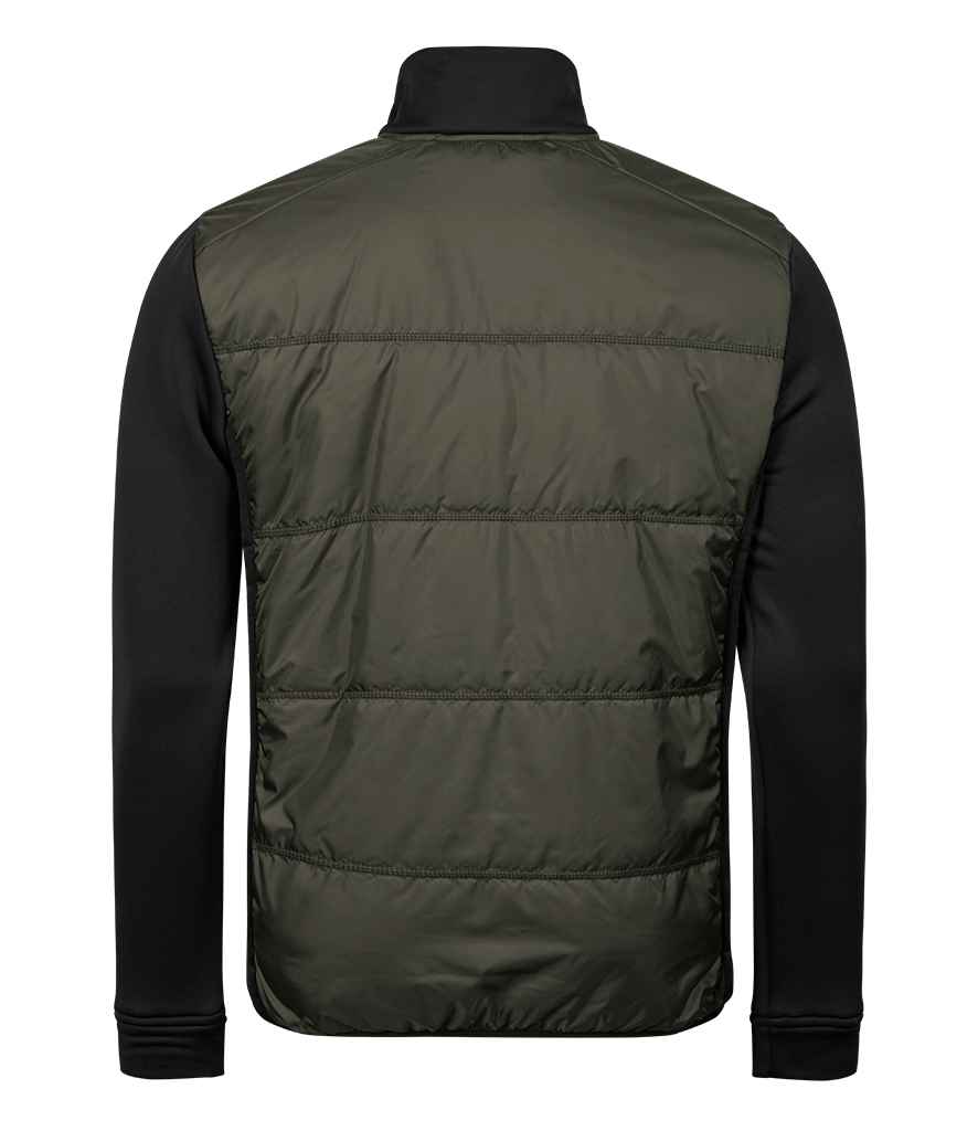 Tee Jays Hybrid - Stretch Jacket | Deep Green/Black - Eg Clothing UK