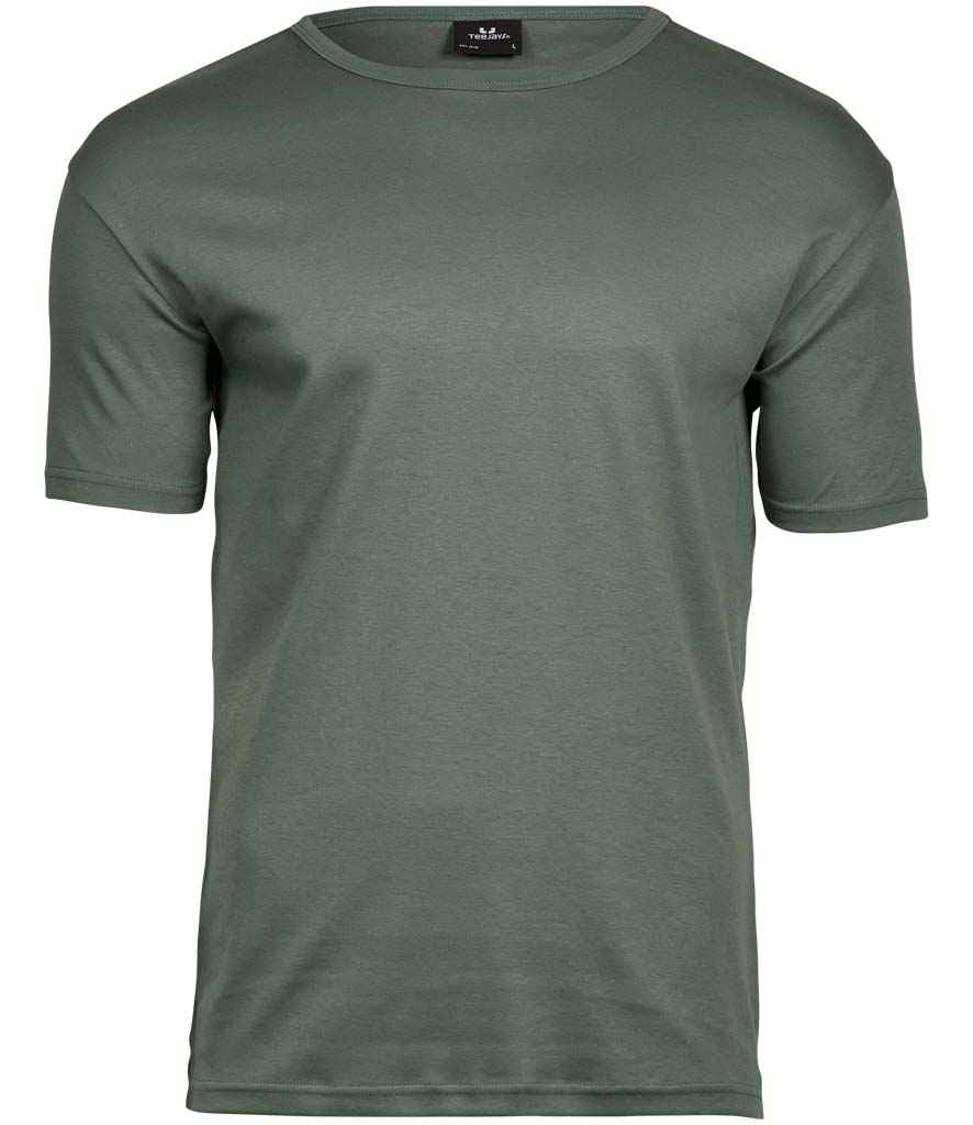 Tee Jays Interlock T - Shirt | Leaf Green - Eg Clothing UK