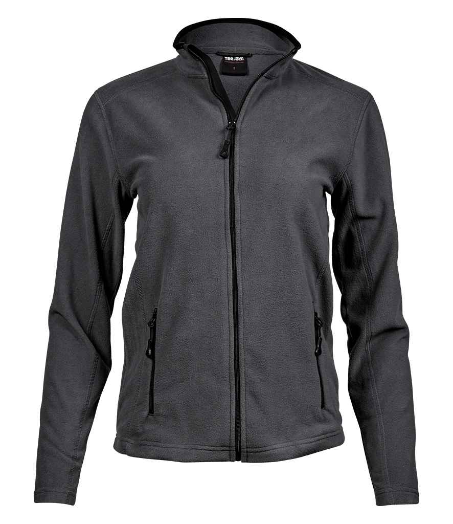 Tee Jays Ladies Active Fleece Jacket | Dark Grey - Eg Clothing UK