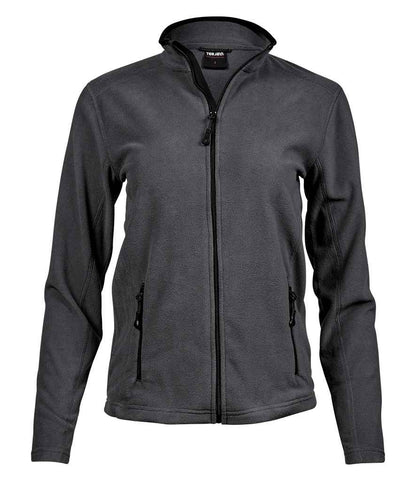 Tee Jays Ladies Active Fleece Jacket | Dark Grey - Eg Clothing UK