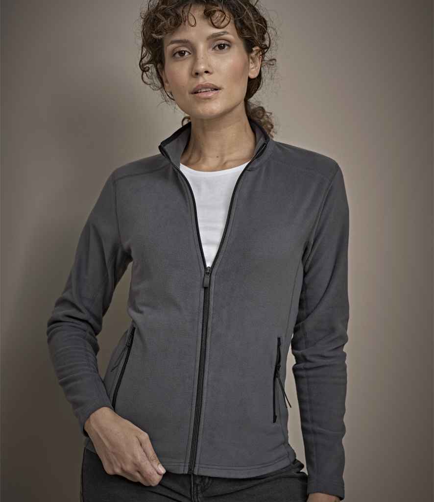 Tee Jays Ladies Active Fleece Jacket | Dark Grey - Eg Clothing UK