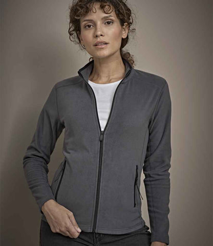 Tee Jays Ladies Active Fleece Jacket | Dark Grey - Eg Clothing UK