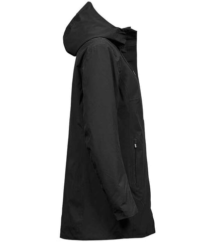 Tee Jays Ladies All Weather Parka Jacket | Black - Eg Clothing UK