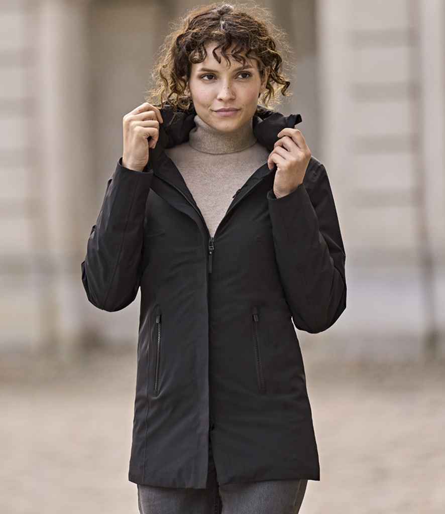 Tee Jays Ladies All Weather Parka Jacket | Black - Eg Clothing UK