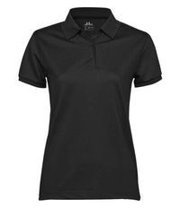 Tee Jays Ladies Club Polo Shirt | Black - Eg Clothing UK
