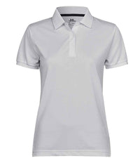 Tee Jays Ladies Club Polo Shirt | White - Eg Clothing UK