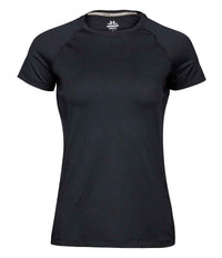 Tee Jays Ladies CoolDry™ T - Shirt | Black - Eg Clothing UK