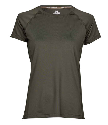 Tee Jays Ladies CoolDry™ T - Shirt | Deep Green - Eg Clothing UK