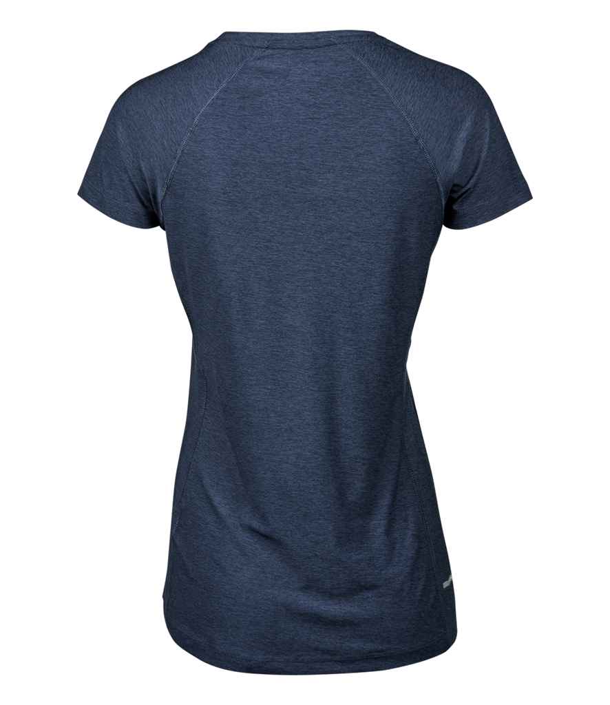 Tee Jays Ladies CoolDry™ T - Shirt | Navy Melange - Eg Clothing UK