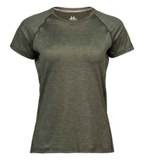 Tee Jays Ladies CoolDry™ T - Shirt | Olive Melange - Eg Clothing UK