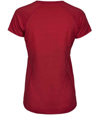 Tee Jays Ladies CoolDry™ T - Shirt | Red - Eg Clothing UK