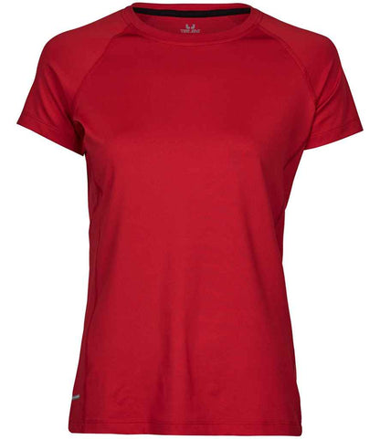 Tee Jays Ladies CoolDry™ T - Shirt | Red - Eg Clothing UK
