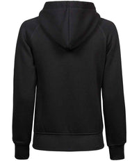 Tee Jays Ladies Fashion Zip Hooded Sweatshirt | Black - Eg Clothing UK