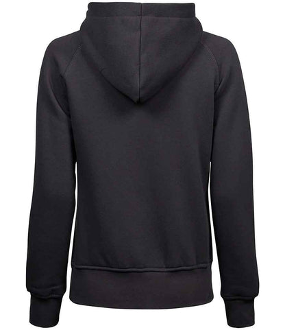 Tee Jays Ladies Fashion Zip Hooded Sweatshirt | Dark Grey - Eg Clothing UK